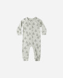 Rylee & Cru Organic Long John Pajamas ~ Trees