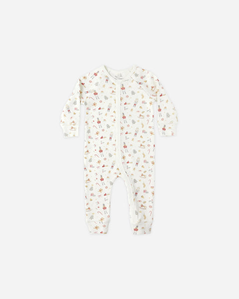 Rylee & Cru Organic Long John Pajamas ~ Festive