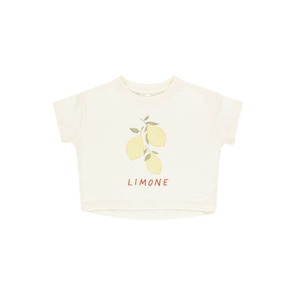 Rylee + Cru Boxy Tee ~ Limone