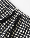 Rylee & Cru Swim Trunk ~ Black Gingham