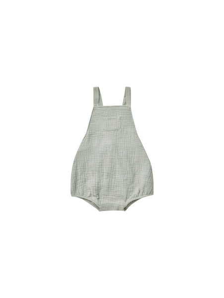 Rylee + Cru Criss Cross Romper ~ Seafoam