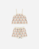 Rylee + Cru Lili Knit Set ~ Blue, Light Pink, Ivory