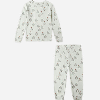 Rylee & Cru Organic LS Pajama Set ~ Trees