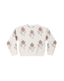 Rylee + Cru Aspen Sweater ~ Ivory Flower