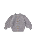 Rylee + Cru Tulip Cardigan ~ Dusty Blue