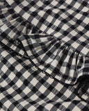 Rylee & Cru Skirted One-Piece ~ Black Gingham