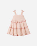 Rylee + Cru Ruffled Swing Dress ~ Petal Gingham