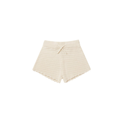 Rylee + Cru Knit Shorts ~ Natural