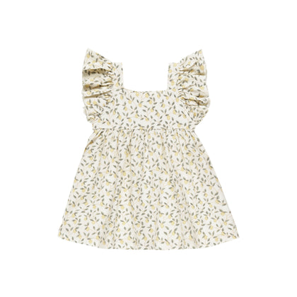 Rylee + Cru Mariposa Dress ~ Lemons