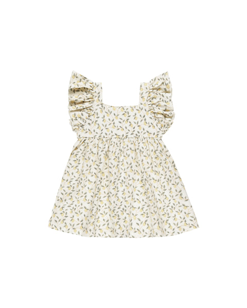 Rylee + Cru Mariposa Dress ~ Lemons