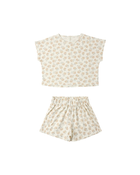 Rylee + Cru Raegan Set ~ Yellow Ditsy