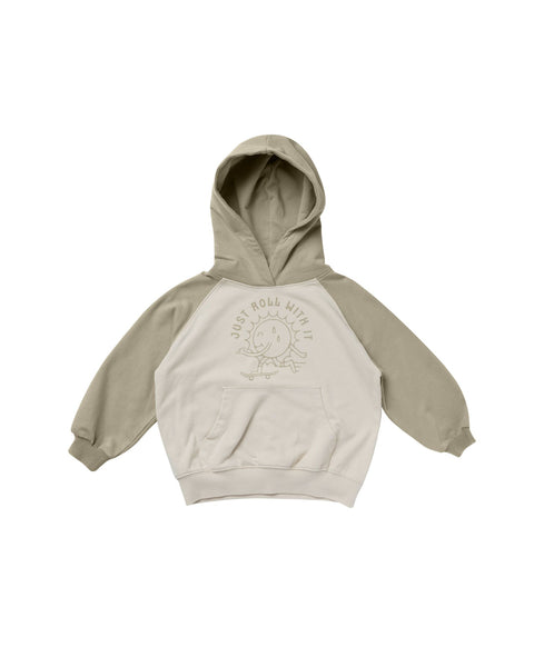 Rylee & Cru Raglan Hoodie ~ Just Roll with It