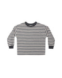Rylee & Cru Relaxed Long Sleeve Tee ~ Blue Stripe