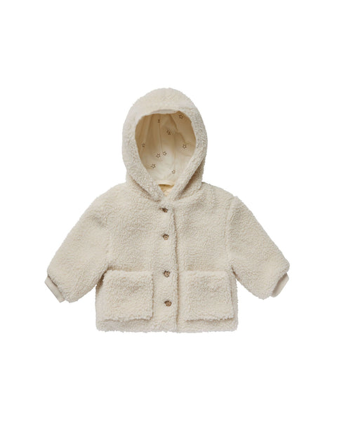 Rylee & Cru Shearling Baby Coat ~ Natural