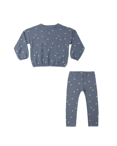 Rylee + Cru Spongey Knit Set ~ Starfish