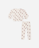 Rylee + Cru Spongey Knit Set ~ Petal Daisy