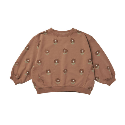 Rylee + Cru Oversized Crew Sweatshirt ~ Sunflower