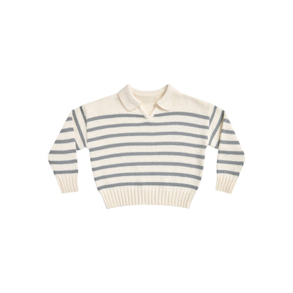Rylee & Cru Collared Sweater ~ Stripe