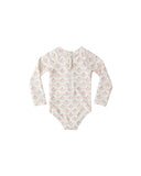 Rylee + Cru Delphine Rashguard One-Piece ~ Blossom