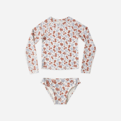 Rylee + Cru Maryn Rashguard Set Americana Flora
