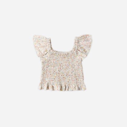 Rylee + Cru Zayla Top ~ Summer garden