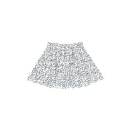 Rylee + Cru Smocked V Mini Skirt ~ Ditsy