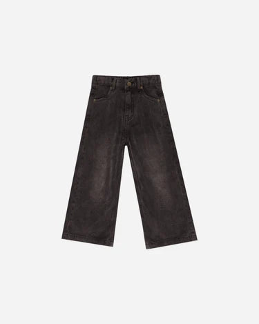 Rylee & Cru Straight Leg Pant ~ Washed Black