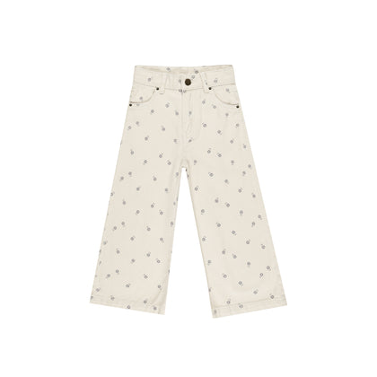 Rylee & Cru Straight Leg Pant ~ Blue Daisy