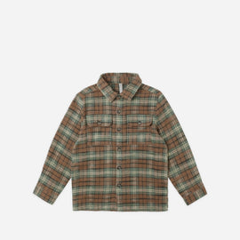Rylee + Cru Pocketed Flannel ~ Holiday Pla