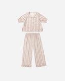 Rylee & Cru Ruffle Pajamas ~ Candy Cane Stripe