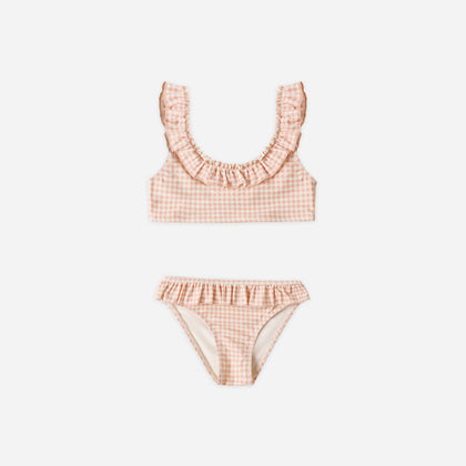 Rylee + Cru Giana Bikini Ditsy ~ Petal gingham