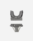 Rylee + Cru Margot Bikini ~ Black gingham