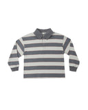 Rylee + Cru Rugby Polo ~ Sage Stripe