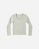 Rylee + Cru Ribbed LS ~ Sage