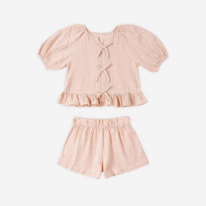 Rylee + Cru Juniper Set ~ Petal Gingham
