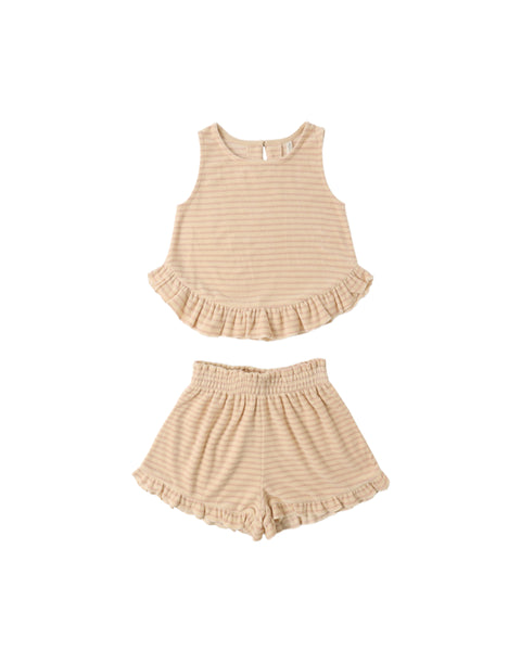 Rylee + Cru Faye Set ~ Pink Stripe