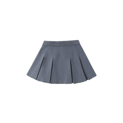 Rylee + Cru Sloane Knit Skirt ~ Marine