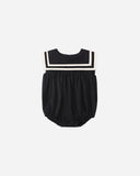 Rylee + Cru Sailor Romper ~ Black