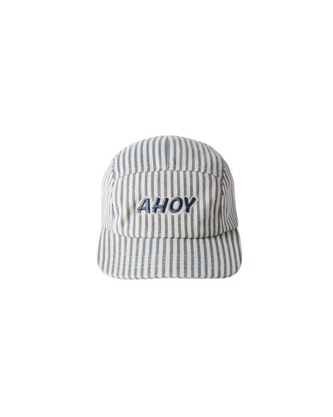 Rylee + Cru Skater Hat ~ Railroad Stripe