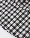 Rylee + Cru Swim Hat ~ Black Gingham