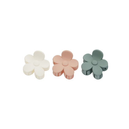 Rylee + Cru Flower Clip Set ~ Aqua, Ivory, Blush