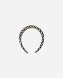 Rylee + Cru Padded Headband ~ Black Check