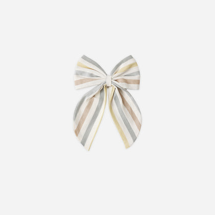 Rylee & Cru Oversized Bow ~ Valencia Stripe