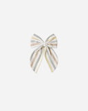 Rylee & Cru Oversized Bow ~ Valencia Stripe