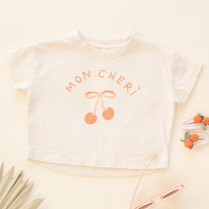 Rylee + Cru Boxy Tee ~ Mon Cheri