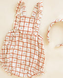Rylee & Cru Chiara Romper Cherry Check