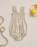 Rylee + Cru Julia Romper ~ Valencia Stripe