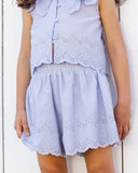 Rylee + Cru Remi Blouse ~ Periwinkle