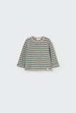 Cozmo Soft Stripes Knit Baby Sweater ~ Arctic Blue