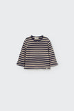 Cozmo Soft Stripes Knit Baby Sweater ~ Navy